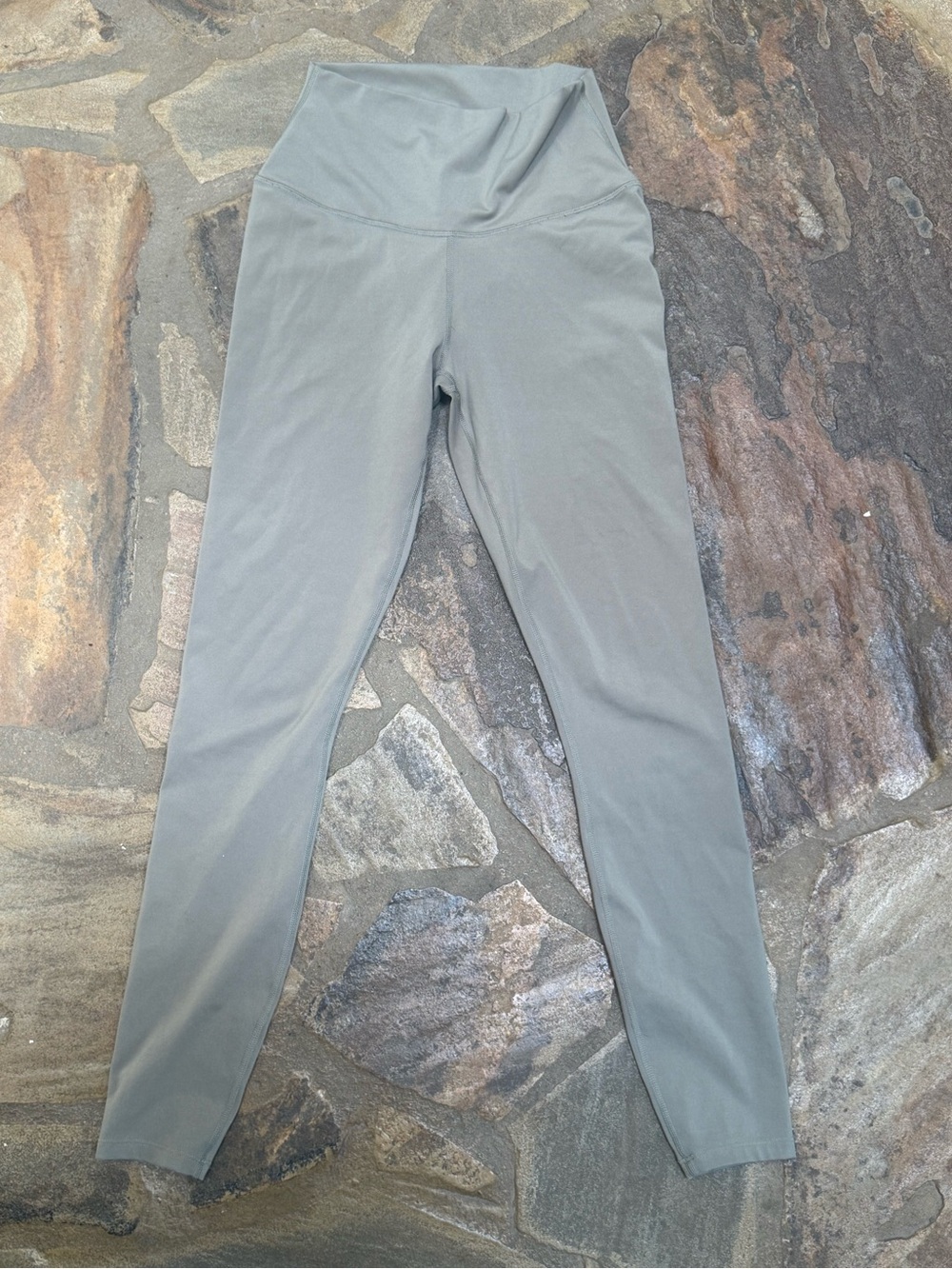 Varley High Rise Performance Leggings Sage Green Gray Size Small